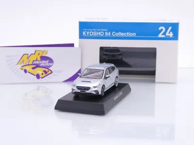 Kyosho K07116F #24 # Subaru Levorg Limousine Baujahr 2024 " silbermetallic " 1:64