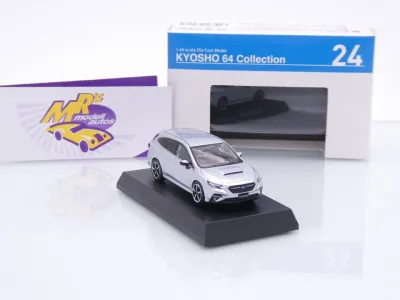 Preview: Kyosho K07116F #24 # Subaru Levorg Limousine Baujahr 2024 " silbermetallic " 1:64