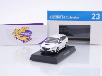 Kyosho K07116E #23 # Subaru Levorg Limousine Baujahr 2024 " weißmetallic " 1:64