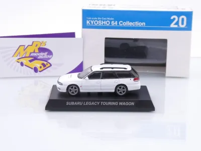 Preview: Kyosho K07116B #20 # Subaru Legacy Touring Wagon Baujahr 1996 " weiß " 1:64