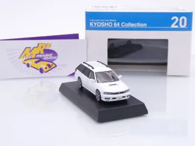 Preview: Kyosho K07116B #20 # Subaru Legacy Touring Wagon Baujahr 1996 " weiß " 1:64