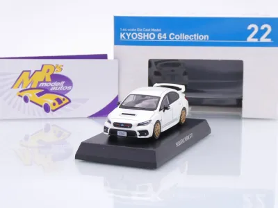 Kyosho K07116D #22 # Subaru WRX STI (EJ20) Final Edition Baujahr 2020 " weiß " 1:64