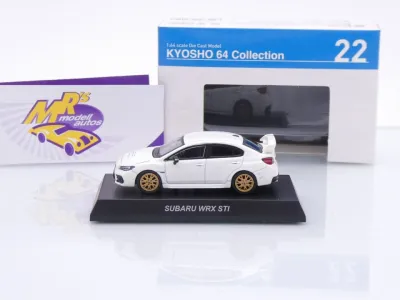 Kyosho K07116D #22 # Subaru WRX STI (EJ20) Final Edition Baujahr 2020 " weiß " 1:64