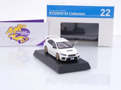 Kyosho K07116D #22 # Subaru WRX STI (EJ20) Final Edition Baujahr 2020 " weiß " 1:64