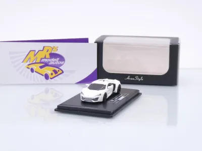 FrontiArt Avan Style HO-14 # Lykan Hyper Sport W-Motors Baujahr 2016 " weiß " 1:87