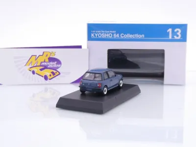 Preview: Kyosho K07115D #13 # Nissan Be-1 (BK10) Kombi Baujahr 1987 " pastellblau " 1:64