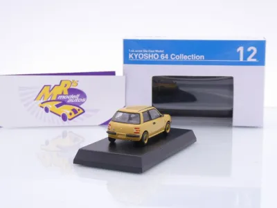 Preview: Kyosho K07115C #12 # Nissan Be-1 (BK10) Kombi Baujahr 1987 " Senfgelb " 1:64