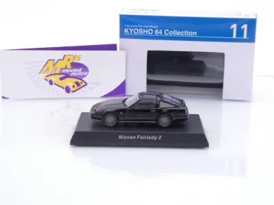 Preview: Kyosho K07115B #11 # Nissan Fairlady Z Z31 300 ZX Baujahr 1985 " schwarz " 1:64