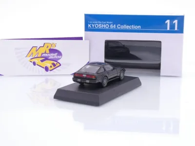 Preview: Kyosho K07115B #11 # Nissan Fairlady Z Z31 300 ZX Baujahr 1985 " schwarz " 1:64