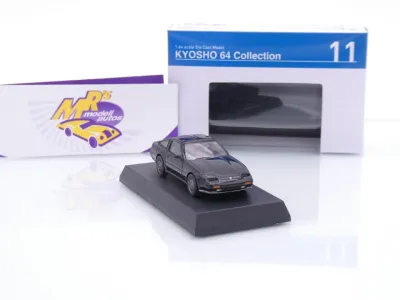 Preview: Kyosho K07115B #11 # Nissan Fairlady Z Z31 300 ZX Baujahr 1985 " schwarz " 1:64
