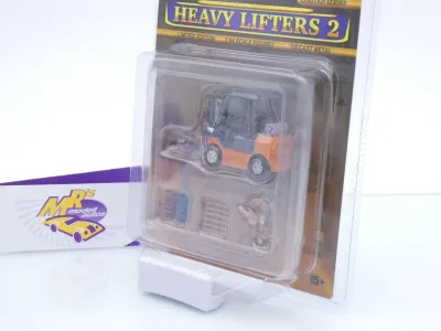 Preview: American Diorama AD-2434 # Gabelstapler / Figuren Set " Heavy Lifters 2 " 1:64