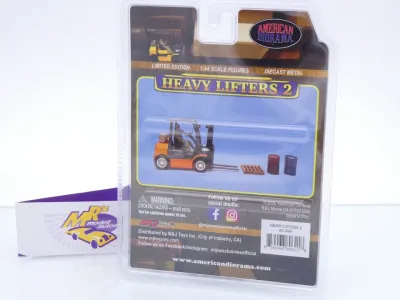 Preview: American Diorama AD-2434 # Gabelstapler / Figuren Set " Heavy Lifters 2 " 1:64