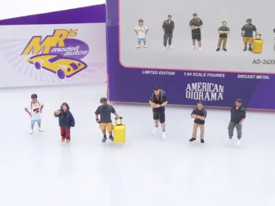Preview: American Diorama AD-2433 # 6er Figuren Set " Influencers " 1:64