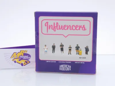 Preview: American Diorama AD-2433 # 6er Figuren Set " Influencers " 1:64
