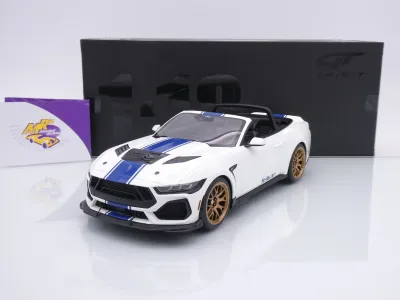 GT Spirit GT572 # Ford Shelby Mustang Supersnake Baujahr 2025 " weiß-blau " 1:18