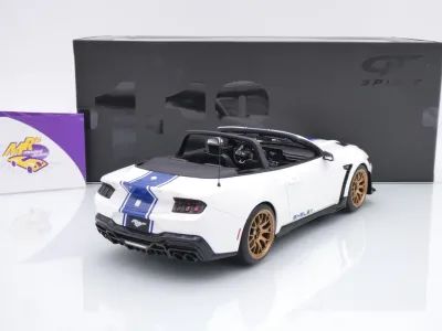 Preview: GT Spirit GT572 # Ford Shelby Mustang Supersnake Baujahr 2025 " weiß-blau " 1:18