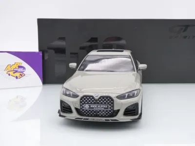 GT Spirit GT541 # BMW Alpina B4 GT Gran Coupe Baujahr 2024 " Fashion Grey " 1:18