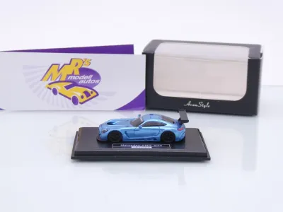 Preview: FrontiArt Avan Style HO-1 # Mercedes Benz AMG GT3 Baujahr 2016 " blaumetallic " 1:87