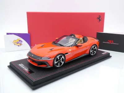 MR Collection FE044SE # Ferrari 12 Cilindri Spider V12 Baujahr 2024 " Rosso Dino " 1:18