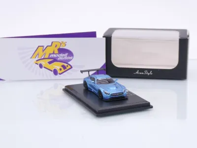 Preview: FrontiArt Avan Style HO-1 # Mercedes Benz AMG GT3 Baujahr 2016 " blaumetallic " 1:87