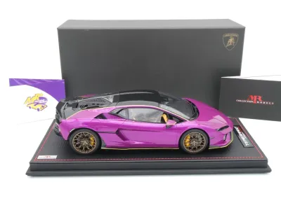Preview: MR Collection LAMBO062SE3 # Lamborghini Temerario Baujahr 2024 " Viola Bast " 1:18