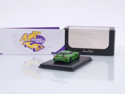 Preview: FrontiArt Avan Style HO-2 # Mercedes Benz AMG GT3 Baujahr 2016 " grünmetallic " 1:87
