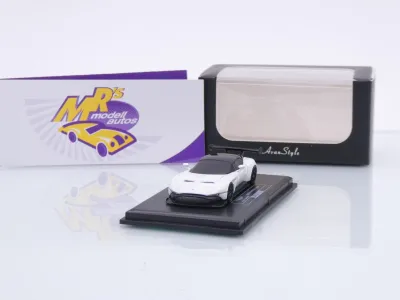 FrontiArt Avan Style HO-20 # Aston Martin Vulcan Baujahr 2016 " weiß-schwarz " 1:87