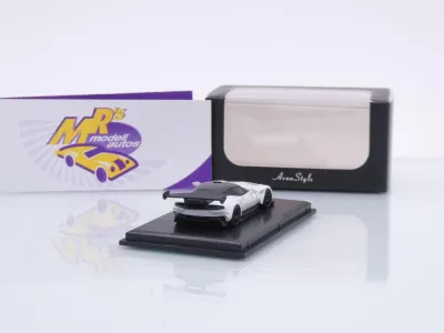 Preview: FrontiArt Avan Style HO-20 # Aston Martin Vulcan Baujahr 2016 " weiß-schwarz " 1:87