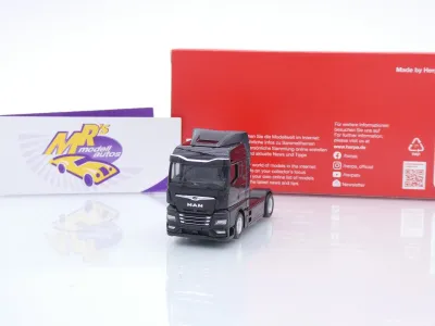 Herpa 320245 # MAN eTGX GM 2-achs Zugmaschine " schwarz " 1:87