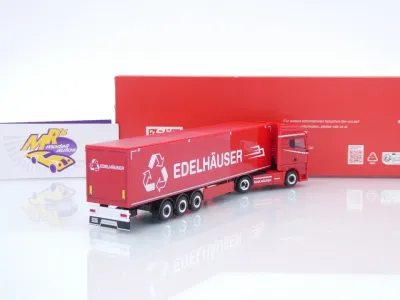 Preview: Herpa 319799 # MAN TGX GX Schubboden-Sattelzug " Edelhäuser (Rothenberg) " 1:87