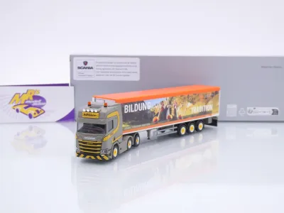 Herpa 925396 # Scania CR20 HD Schubboden-Sattelzug " Dornbierer Staad " 1:87