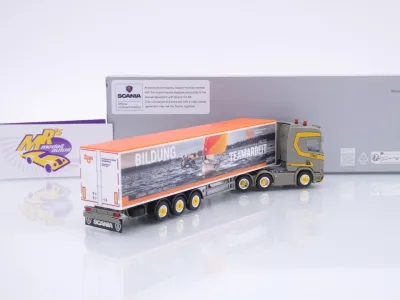 Preview: Herpa 925396 # Scania CR20 HD Schubboden-Sattelzug " Dornbierer Staad " 1:87