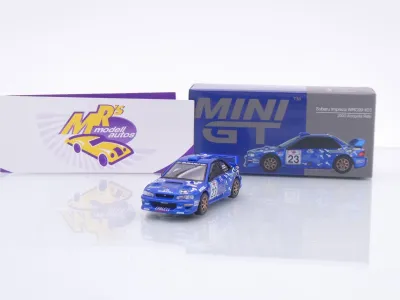TSM Mini GT MGT01078-L # Subaru Impreza #23 Rallye Acropolis 2000 " Toshihiro Arai - Roger Freeman " 1:64