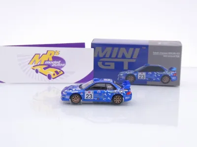 Preview: TSM Mini GT MGT01078-L # Subaru Impreza #23 Rallye Acropolis 2000 " Toshihiro Arai - Roger Freeman " 1:64