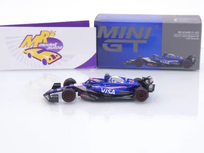 Preview: TSM Mini GT MGT01007-L # Visa Cash App VCARB 01 F1 Bahrain 2024 " Yuki Tsunoda " 1:64