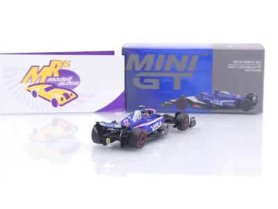 Preview: TSM Mini GT MGT01007-L # Visa Cash App VCARB 01 F1 Bahrain 2024 " Yuki Tsunoda " 1:64