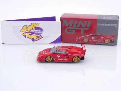 Preview: TSM MINI GT MGT01100-L # Lamborghini Countach LB-Works #41 " Liberty Walk " 1:64