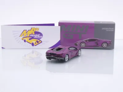 Preview: TSM MINI GT MGT01121-L # Lamborghini Revuelto 2024 LHD " Viola 30th Matte " 1:64