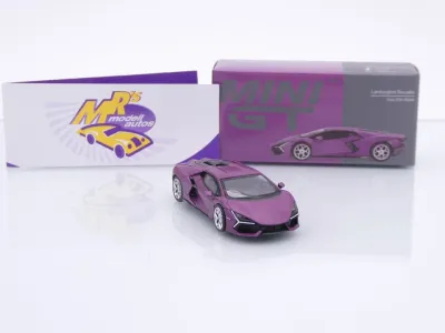 Preview: TSM MINI GT MGT01121-L # Lamborghini Revuelto 2024 LHD " Viola 30th Matte " 1:64