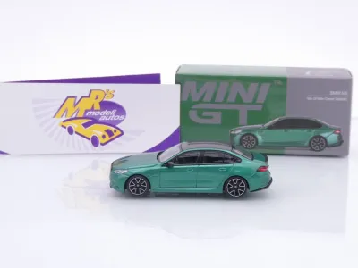 Preview: TSM MINI GT MGT01086-L # BMW M5 (G90) Limousine Baujahr 2024 " Isle of Man Green " 1:64
