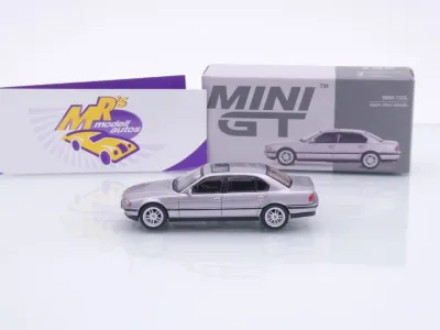 Preview: TSM MINI GT MGT00792-L # BMW 750IL (E38) 2000 LHD " Aspen Silver Metallic " 1:64