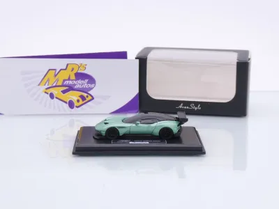 Preview: FrontiArt Avan Style HO-19 # Aston Martin Vulcan Baujahr 2017 " grünmetallic " 1:87
