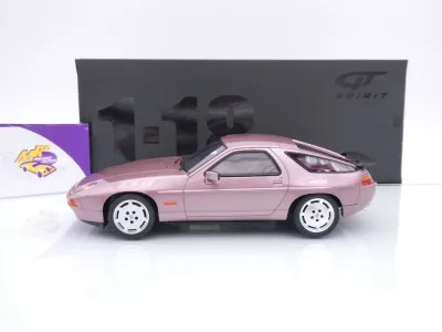 Preview: GT Spirit GT524 # Porsche 928 S4 Baujahr 1980 " Cassis Red Metallic " 1:18