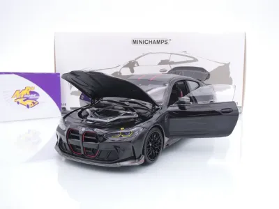 Minichamps 110023021 # BMW M4 CSL Coupe Baujahr 2023 " schwarz-carbon-rot " 1:18