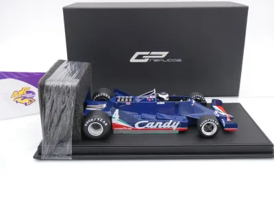 Preview: GP Replicas GP142BWD # Tyrrell Candy 009 F1 #4 3rd British 1979 " Jean-Pierre Jarier " 1:18