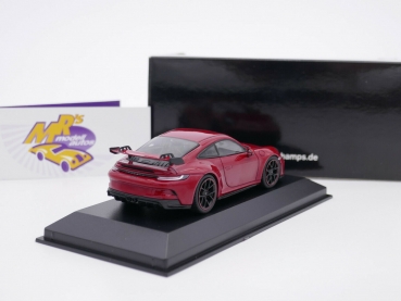 Preview: Minichamps 410069202 # Porsche 911 GT3 (992) Baujahr 2020 " karminrot " 1:43