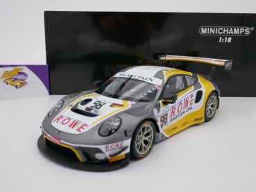 Minichamps 155196098 # Porsche 911 GT3 R Nr.98 24h Spa 2019 " ROWE Racing " 1:18