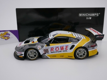 Preview: Minichamps 155196098 # Porsche 911 GT3 R Nr.98 24h Spa 2019 " ROWE Racing " 1:18