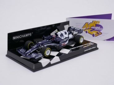 Minichamps 417210110 # Alpha Tauri AT02 F1 Bahrain GP 2021 " P. Gasly " 1:43