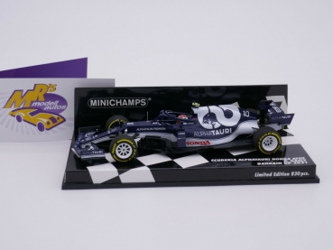 Preview: Minichamps 417210110 # Alpha Tauri AT02 F1 Bahrain GP 2021 " P. Gasly " 1:43